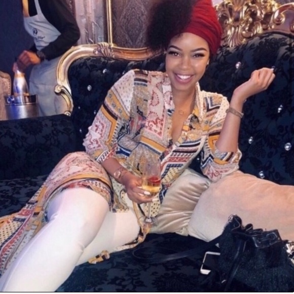 Zara Print Chiffon Dress - Picture 2 of 9